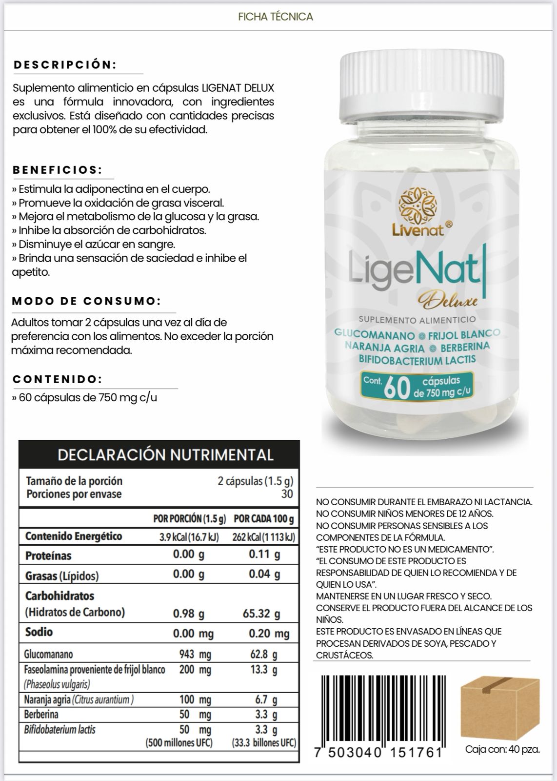 ligenat deluxe LIGENAT DELUXE 60